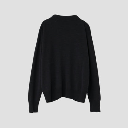 MERINO V NECK CARDIGAN KNIT