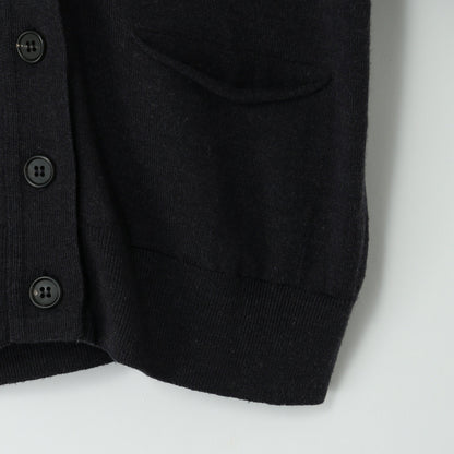 MERINO V NECK CARDIGAN KNIT