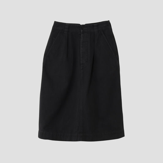 SOFT TWISTED YARN COTTON SKIRT