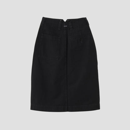 SOFT TWISTED YARN COTTON SKIRT