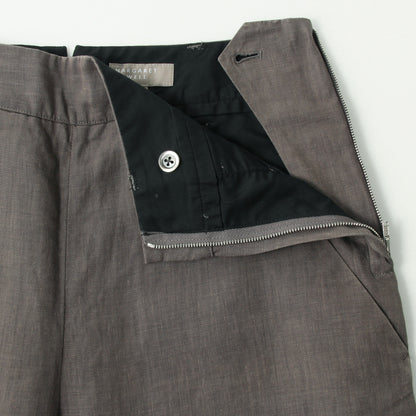 HIGH DENSE LINEN TROUSERS