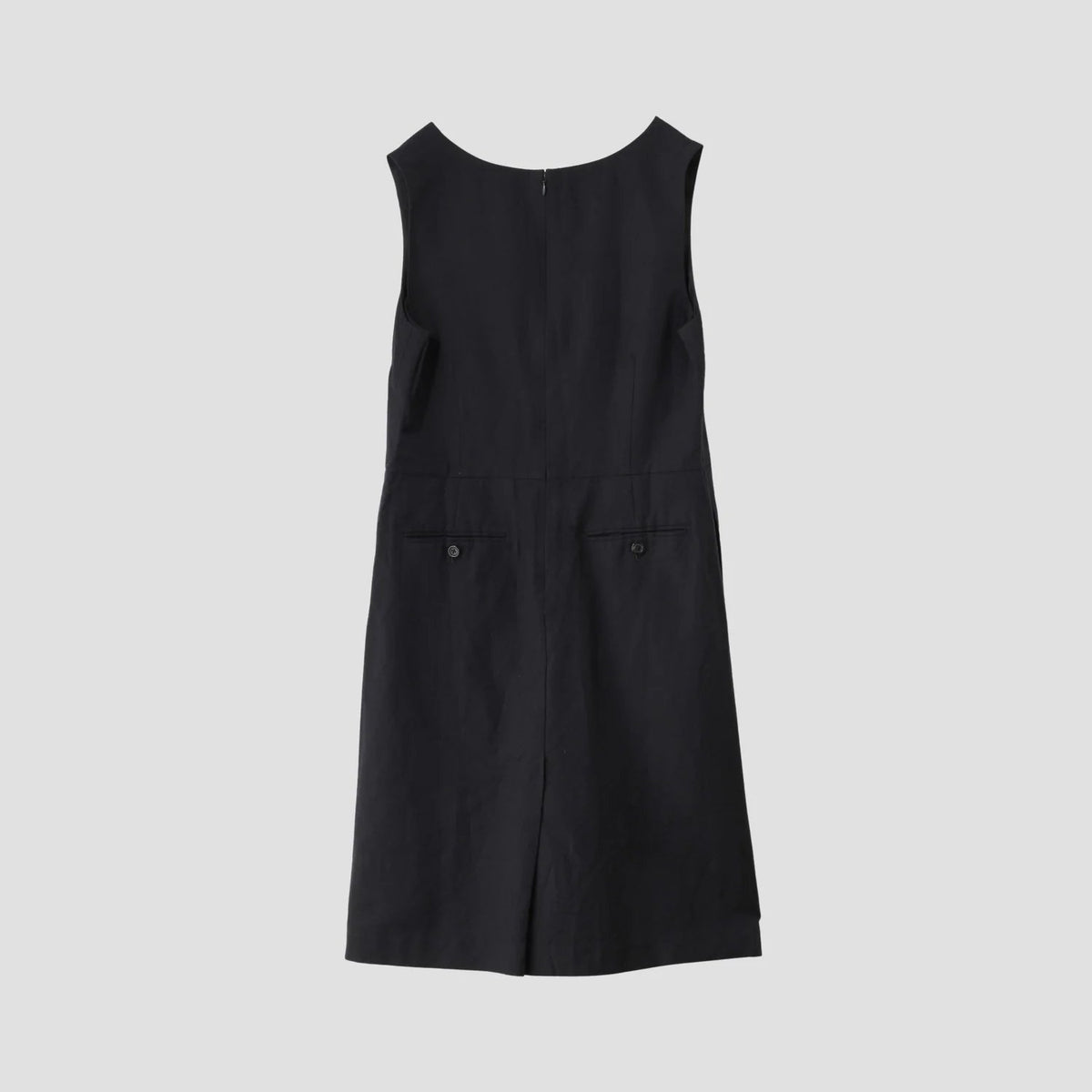 LINEN WOOL HOPSACK DRESS