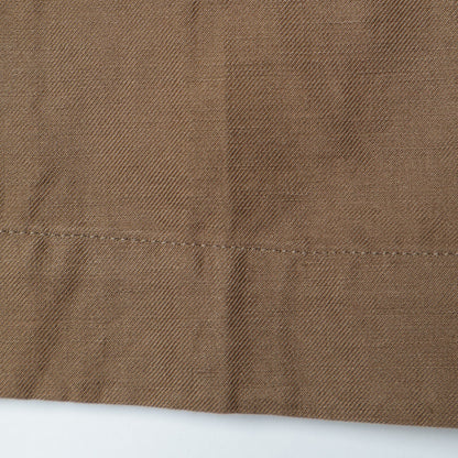 COTTON LINEN TWILL TROUSERS