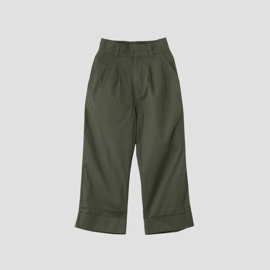 SOFT DENSE COTTON TROUSERS