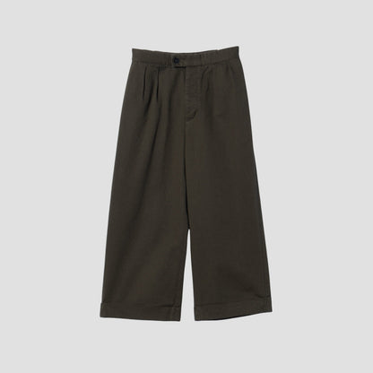RAISED COTTON DRILL TROUSERS