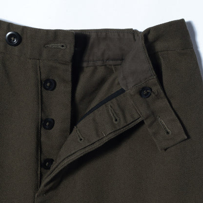 RAISED COTTON DRILL TROUSERS