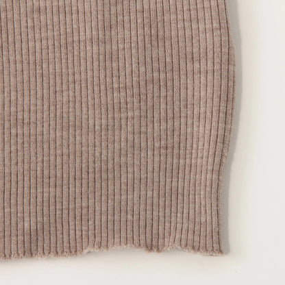 FINE RIB TURTLENECK KNIT