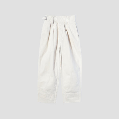 NATURAL DENIM TROUSERS