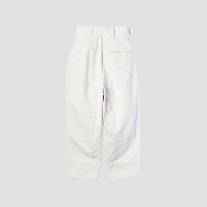 NATURAL DENIM TROUSERS