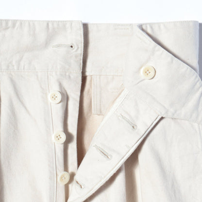 NATURAL DENIM TROUSERS