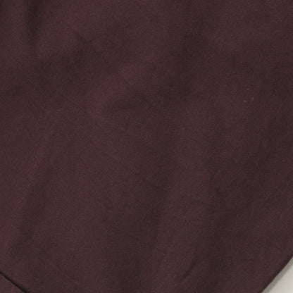 MATT COTTON SILK POPLIN TROUSERS