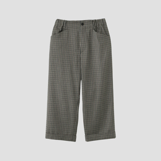 SMALL WOOL CHECK TROUSERS