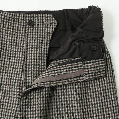 SMALL WOOL CHECK TROUSERS