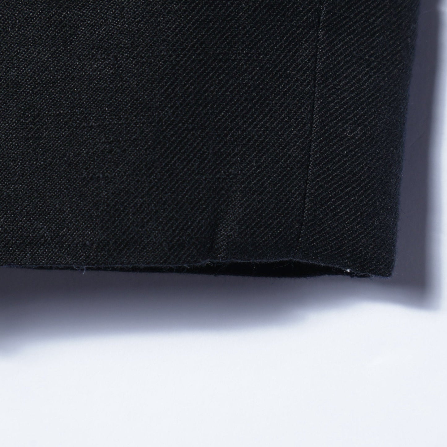LINEN WOOL TWILL TROUSERS