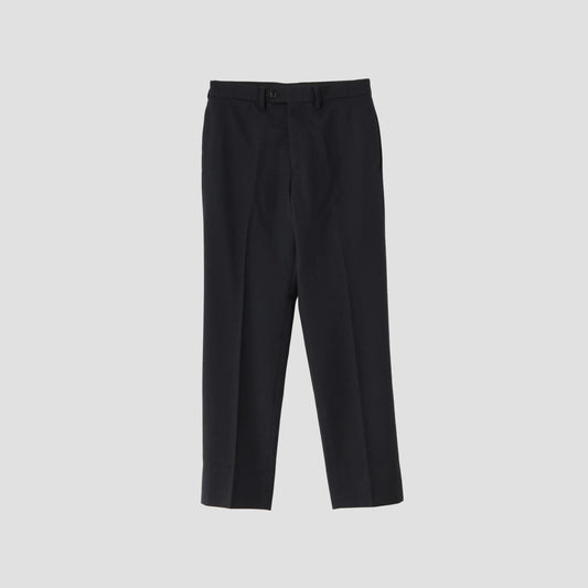 WASHED WOOL SERGE TROUSERS