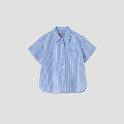 WIDE PJ STRIPE COTTON SHIRT