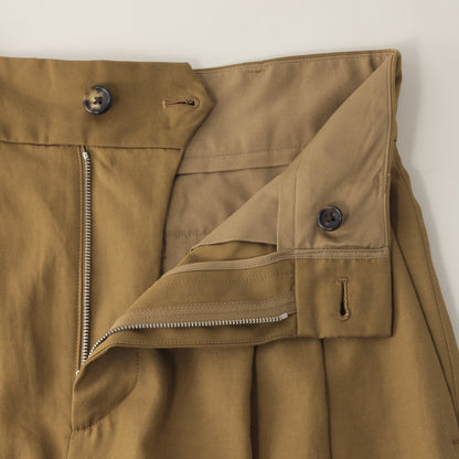 VISCOSE COTTON TWILL TROUSERS