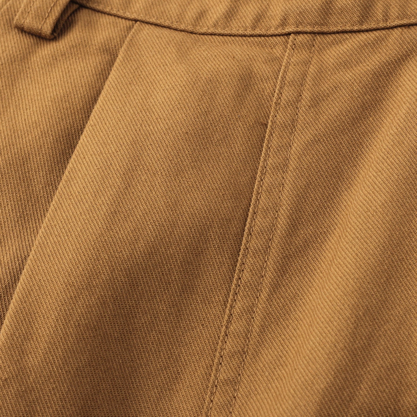 ORGANIC COTTON GABERDINE TROUSERS