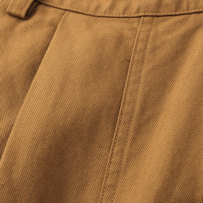 ORGANIC COTTON GABERDINE TROUSERS