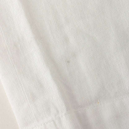 LINEN COTTON TWILL TROUSERS