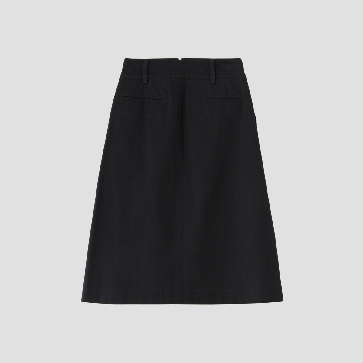 BRUSHED COTTON WOOL SKIRT