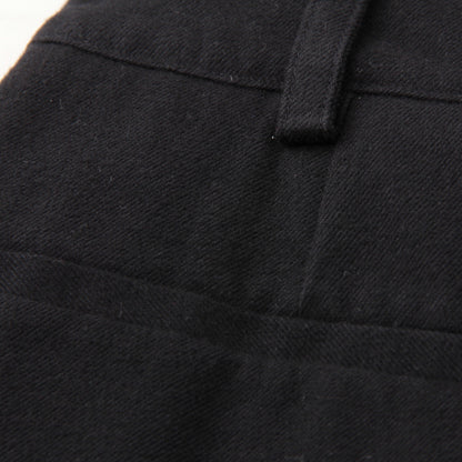 BRUSHED COTTON WOOL SKIRT