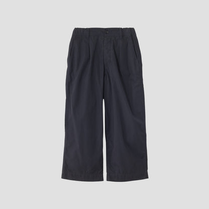 FINE COMPACT COTTON POPLIN TROUSERS