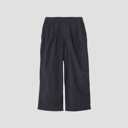 FINE COMPACT COTTON POPLIN TROUSERS