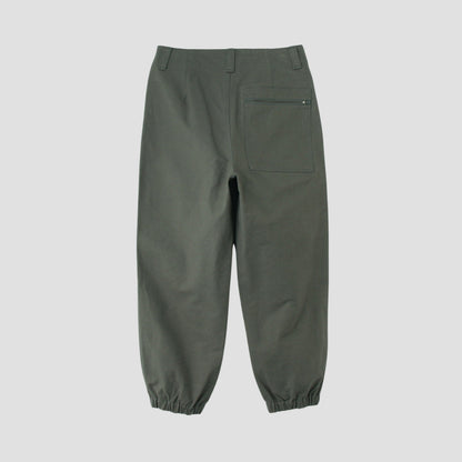 ORGANIC COTTON GABARDINE TROUSERS