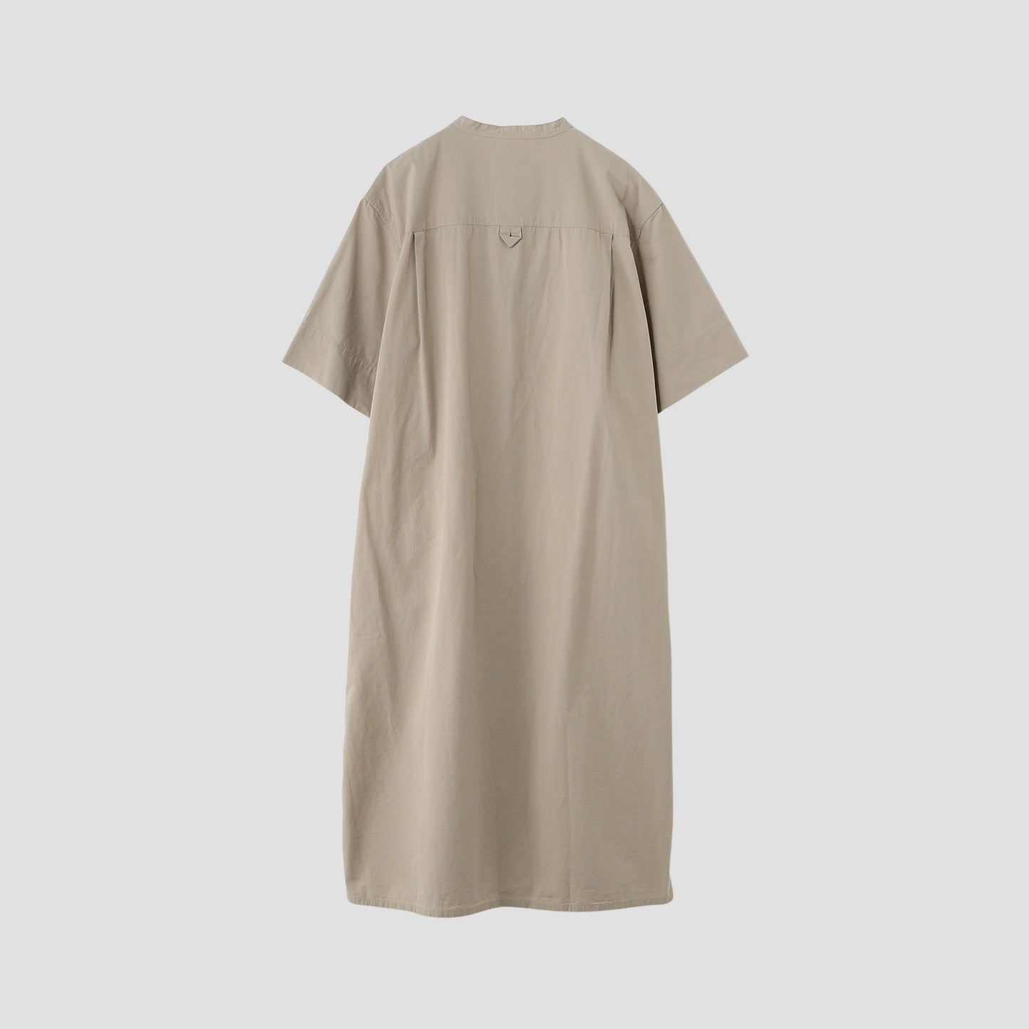 SANDED COTTON LINEN DRESS