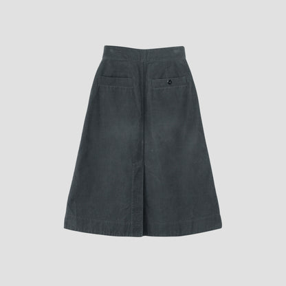DRY COTTON NEEDLECORD SKIRT