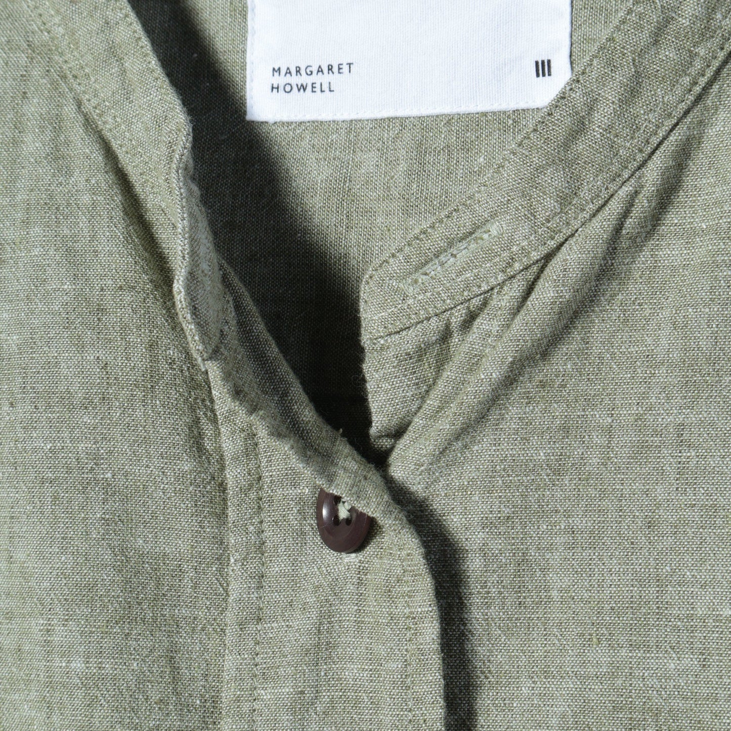 COTTON LINEN CHAMBRAY SHIRT