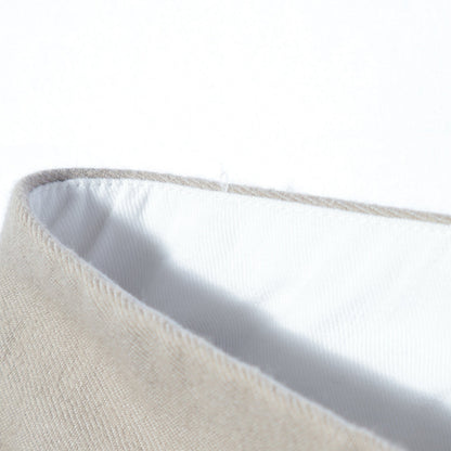 BRUSHED COTTON WOOL TROUSERS