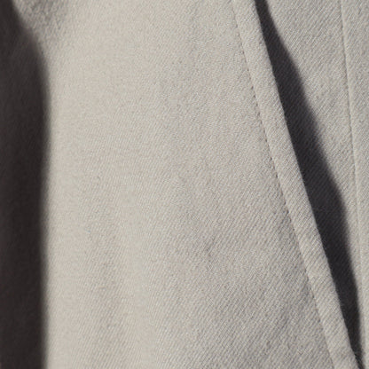 BRUSHED COTTON WOOL TROUSERS