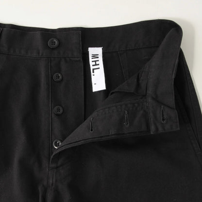 SOFT TWISTED YARN COTTON TROUSERS