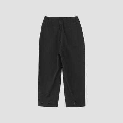 ORGANIC COTTON TWILL TROUSERS