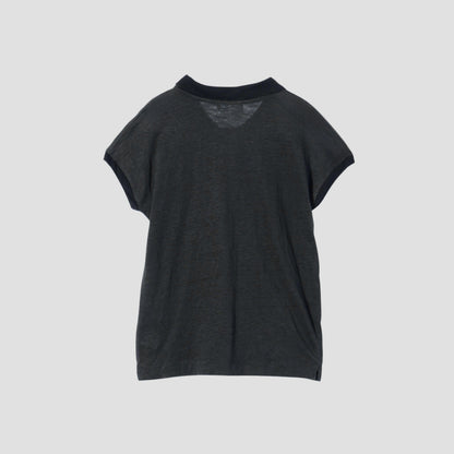 FINE LINEN JERSEY POLO