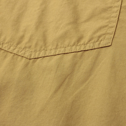 GARMENT DYE COTTON POPLIN SHIRT