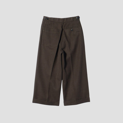 WOOL COTTON DRILL TROUSERS