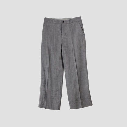 LINEN MELANGE TROUSERS