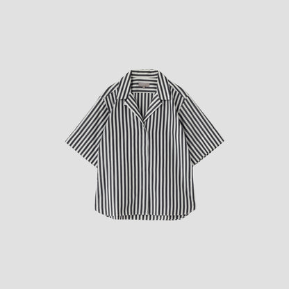 BOLD STRIPE COTTON SHIRT