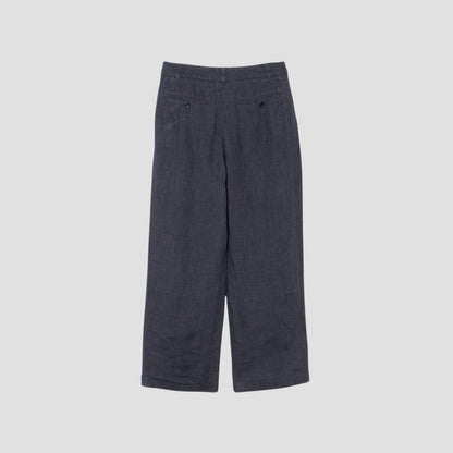 LINEN MELANGE TROUSERS