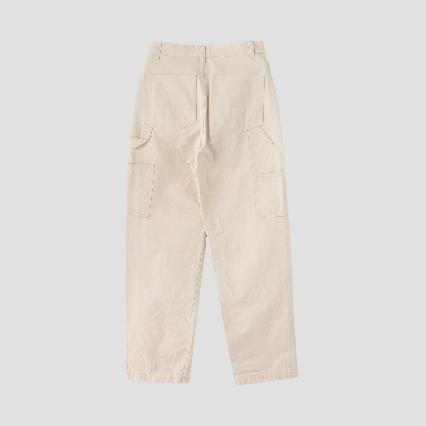 NATURAL DENIM TROUSERS