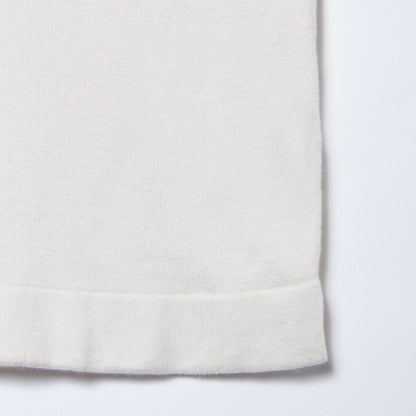 COTTON BOAT NECK T KNIT
