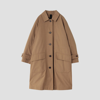 PROOFED COTTON NYLON TWILL COAT