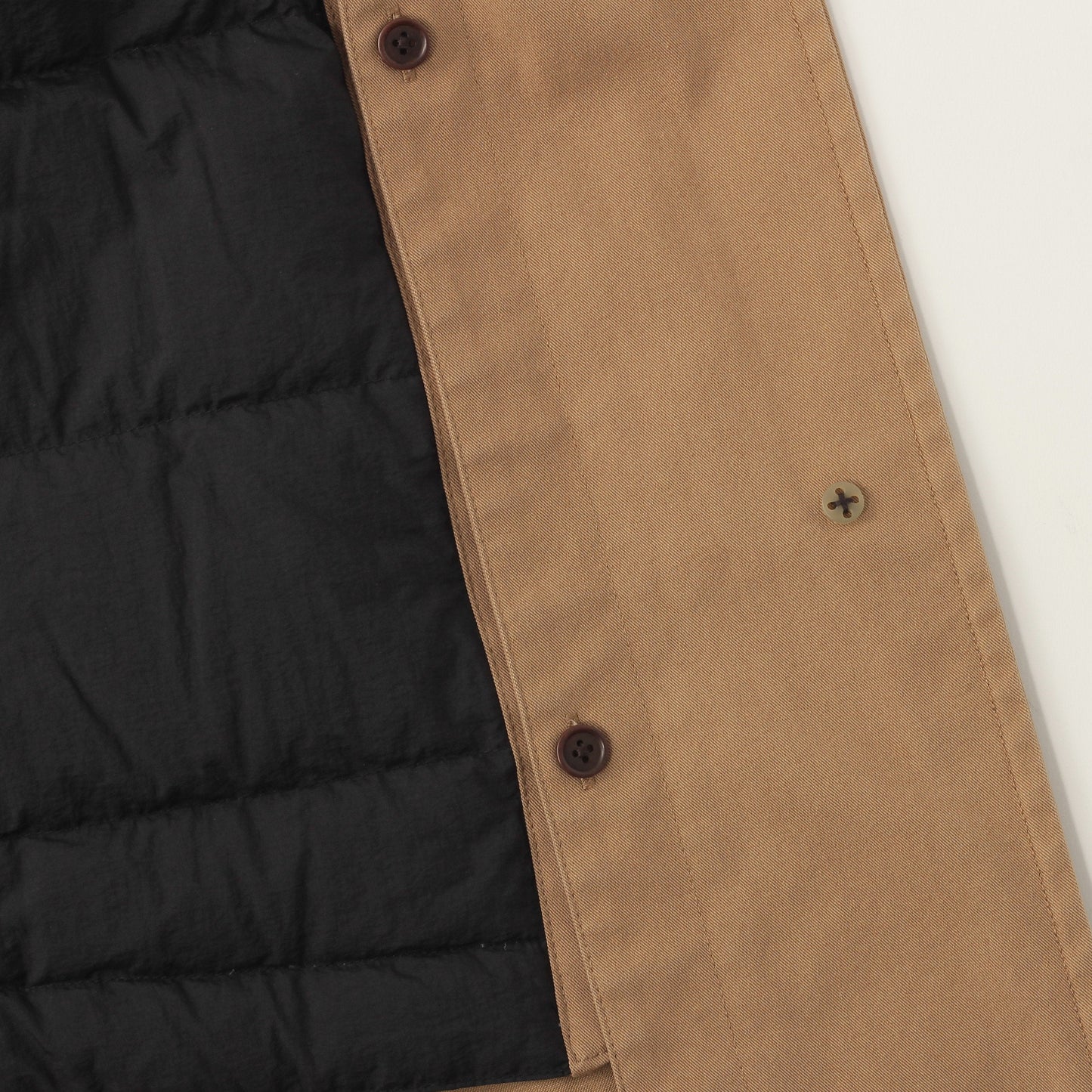PROOFED COTTON NYLON TWILL COAT