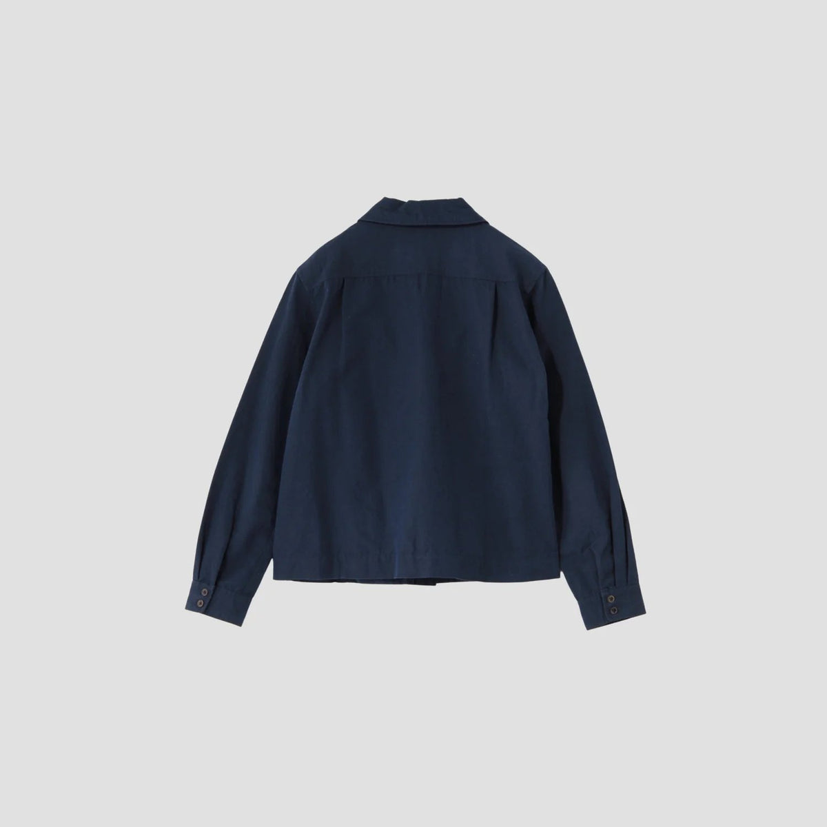 WOOL COTTON INDIGO SHIRT