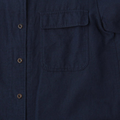 WOOL COTTON INDIGO SHIRT