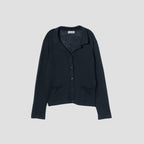 TWISTED LINEN COTTON CARDIGAN KNIT