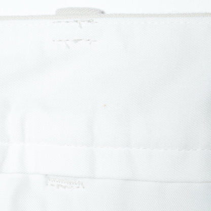 WASHED COTTON TWILL TROUSERS